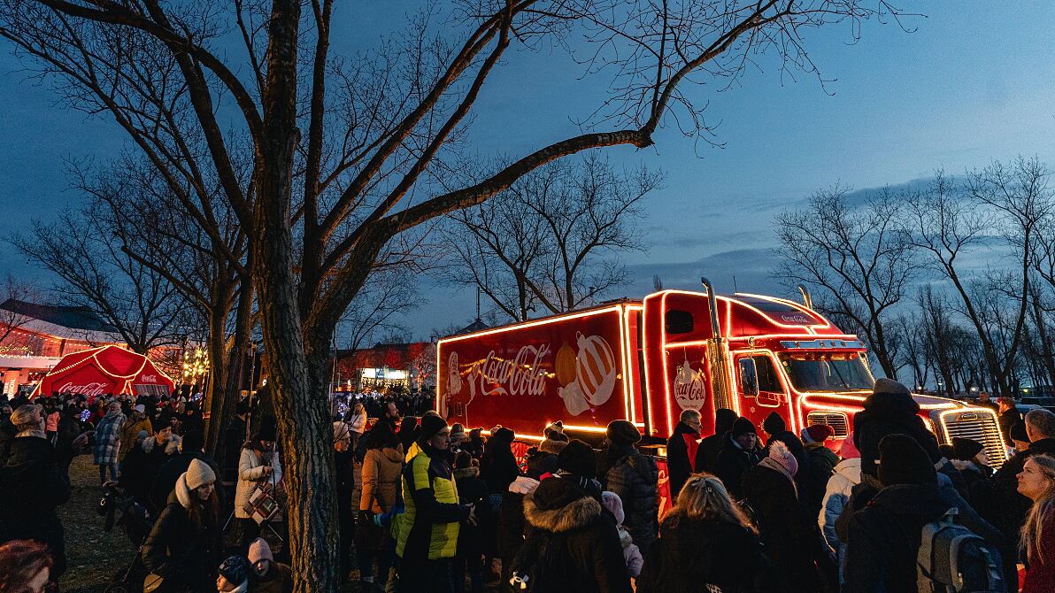 Der Coca-Cola Weihnachtstruck im Burgenland