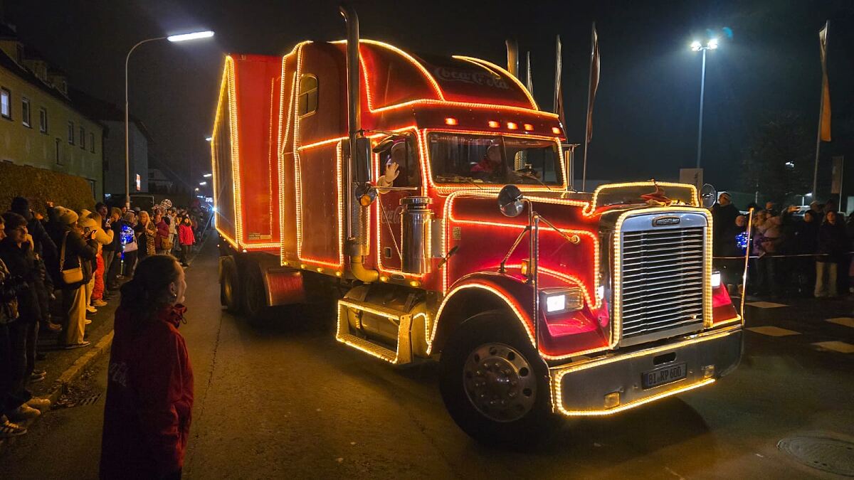 Der Coca-Cola Weihnachtstruck in Deutschlandsberg