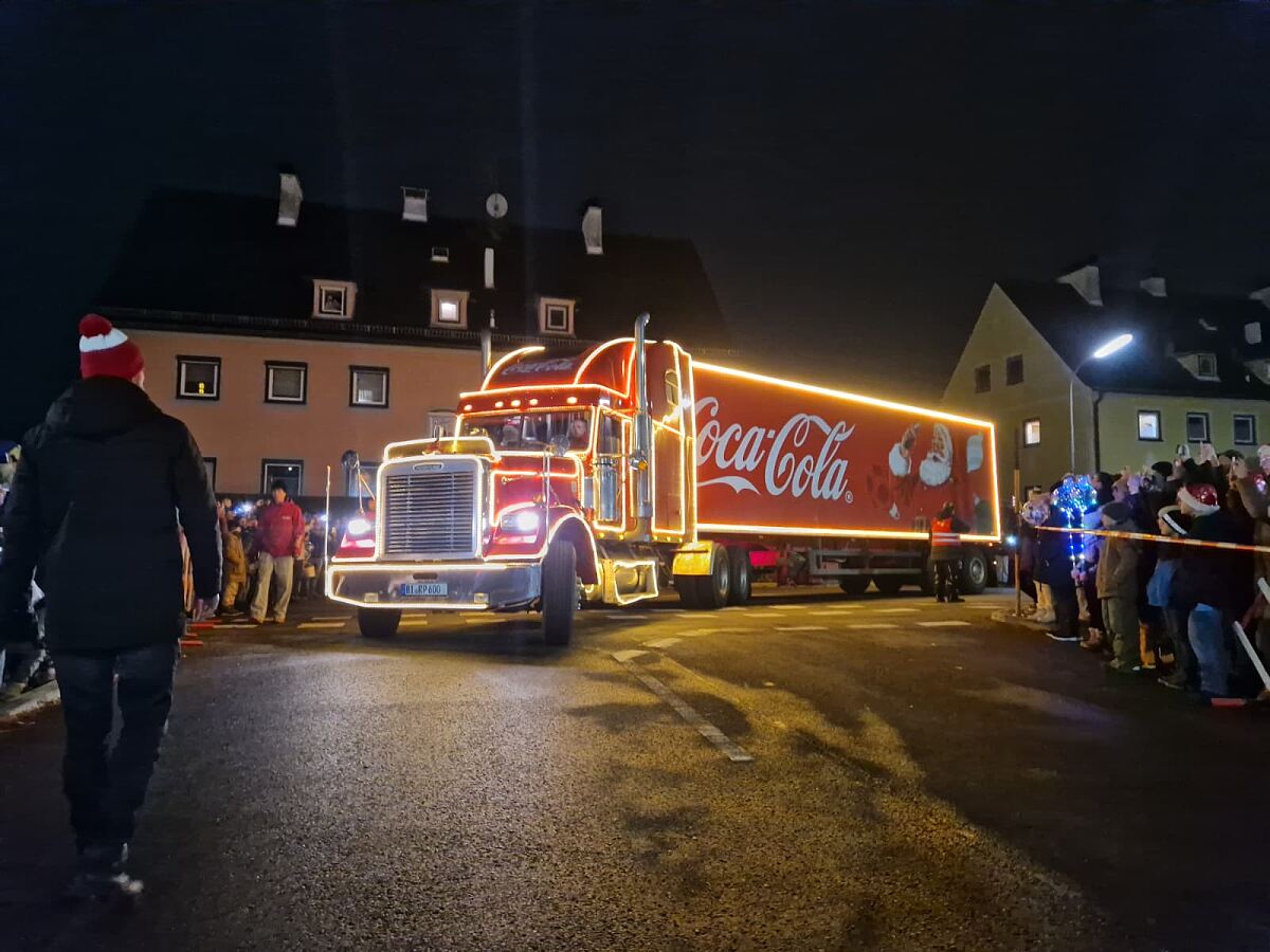 Der Coca-Cola Weihnachtstruck in Deutschlandsberg