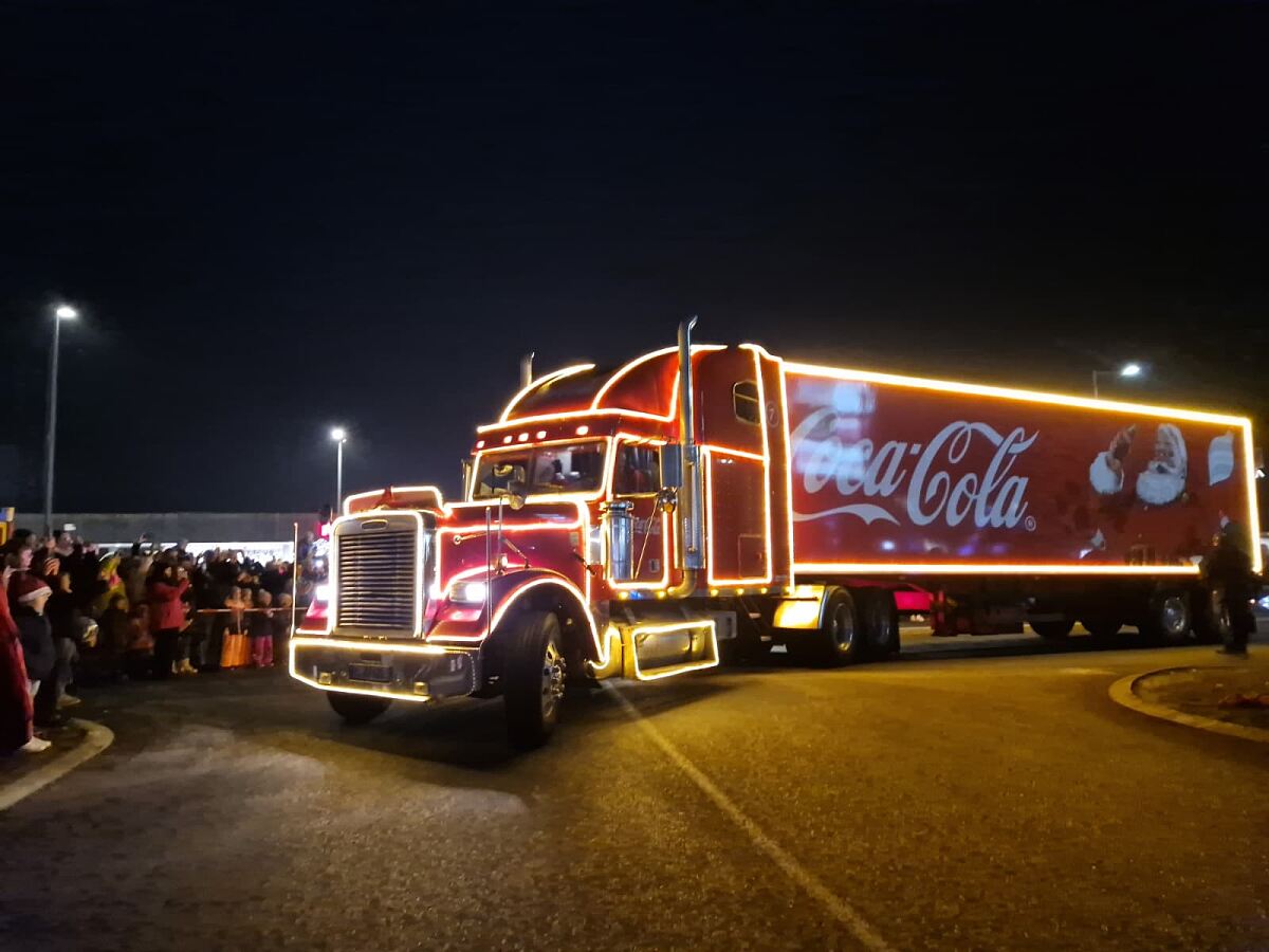 Der Coca-Cola Weihnachtstruck in Voitsberg