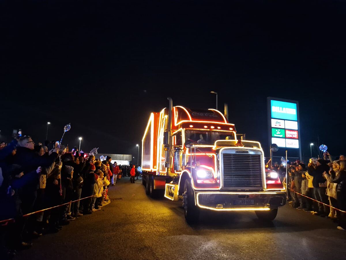 Der Coca-Cola Weihnachtstruck in Voitsberg