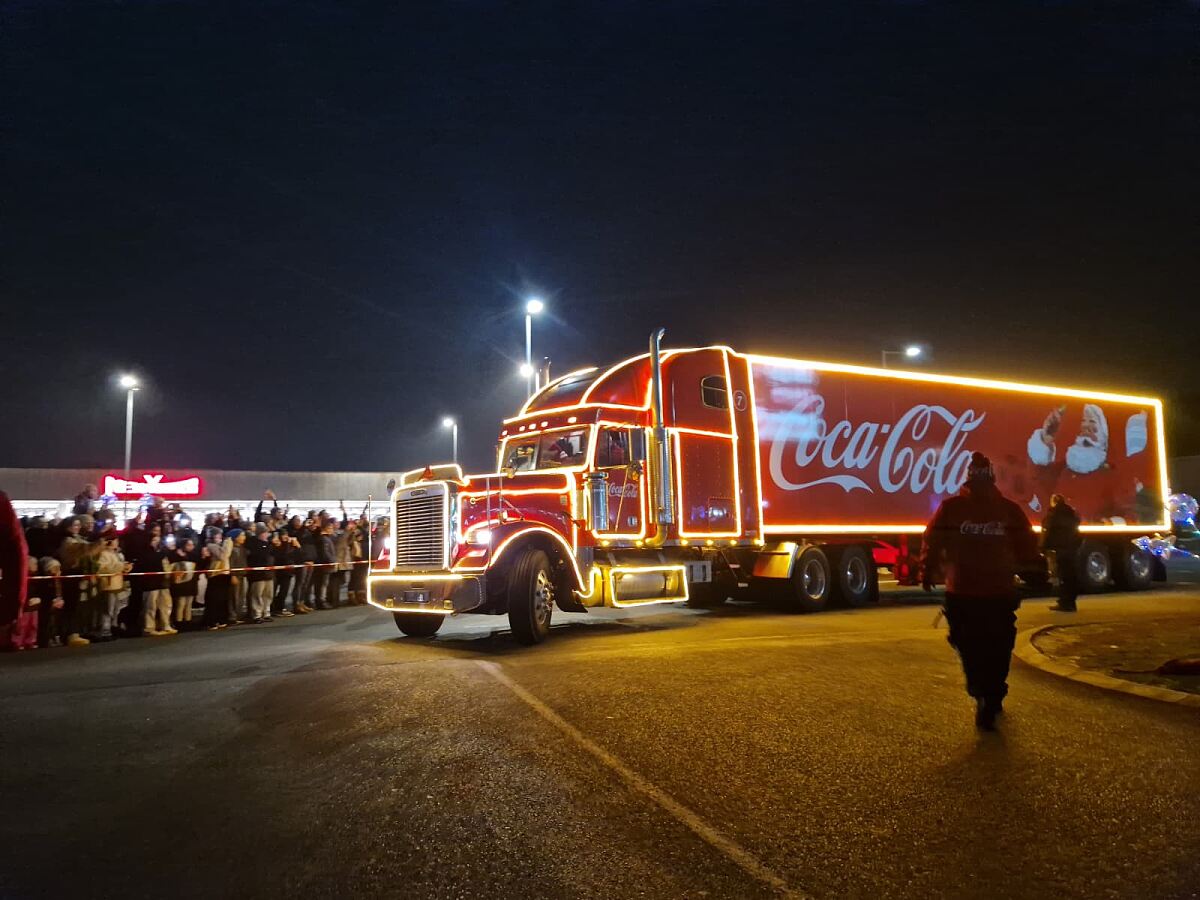 Der Coca-Cola Weihnachtstruck in Voitsberg