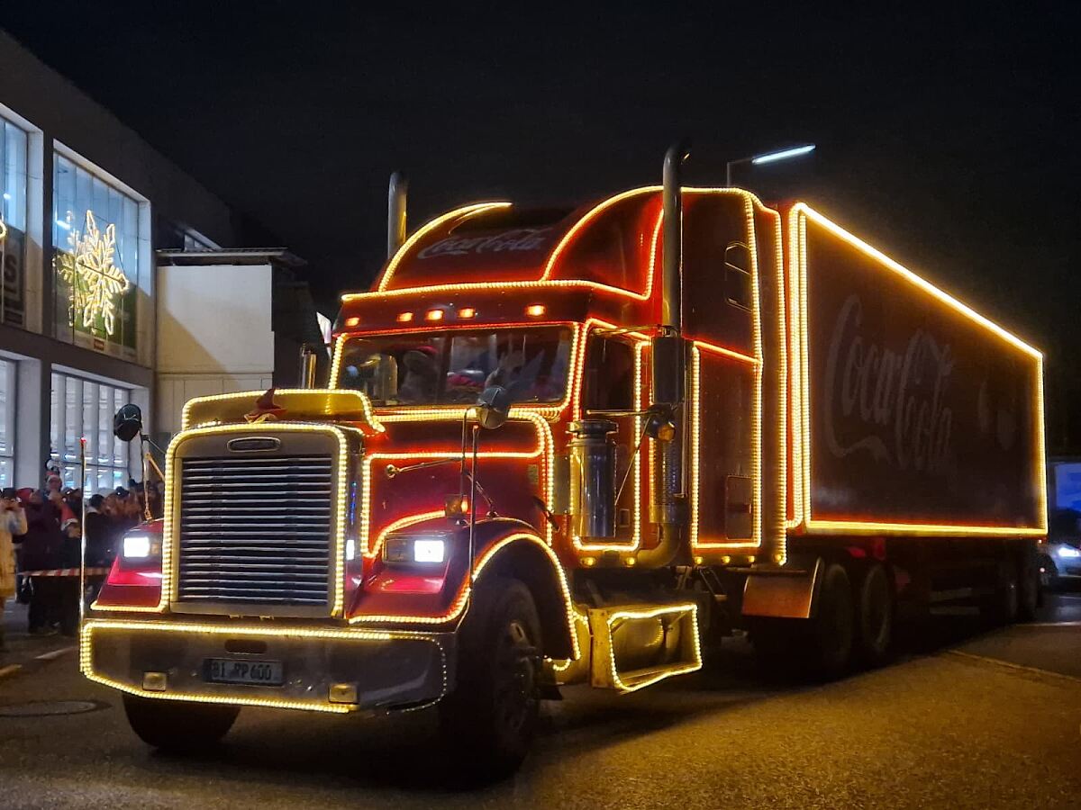 Der Coca-Cola Weihnachtstruck in Klagenfurt