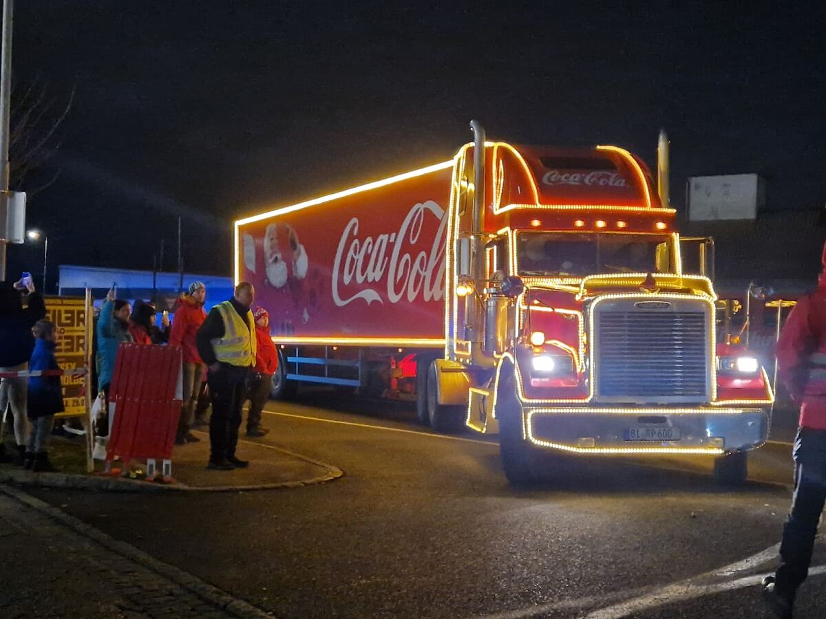Der Coca-Cola Weihnachtstruck in Klagenfurt