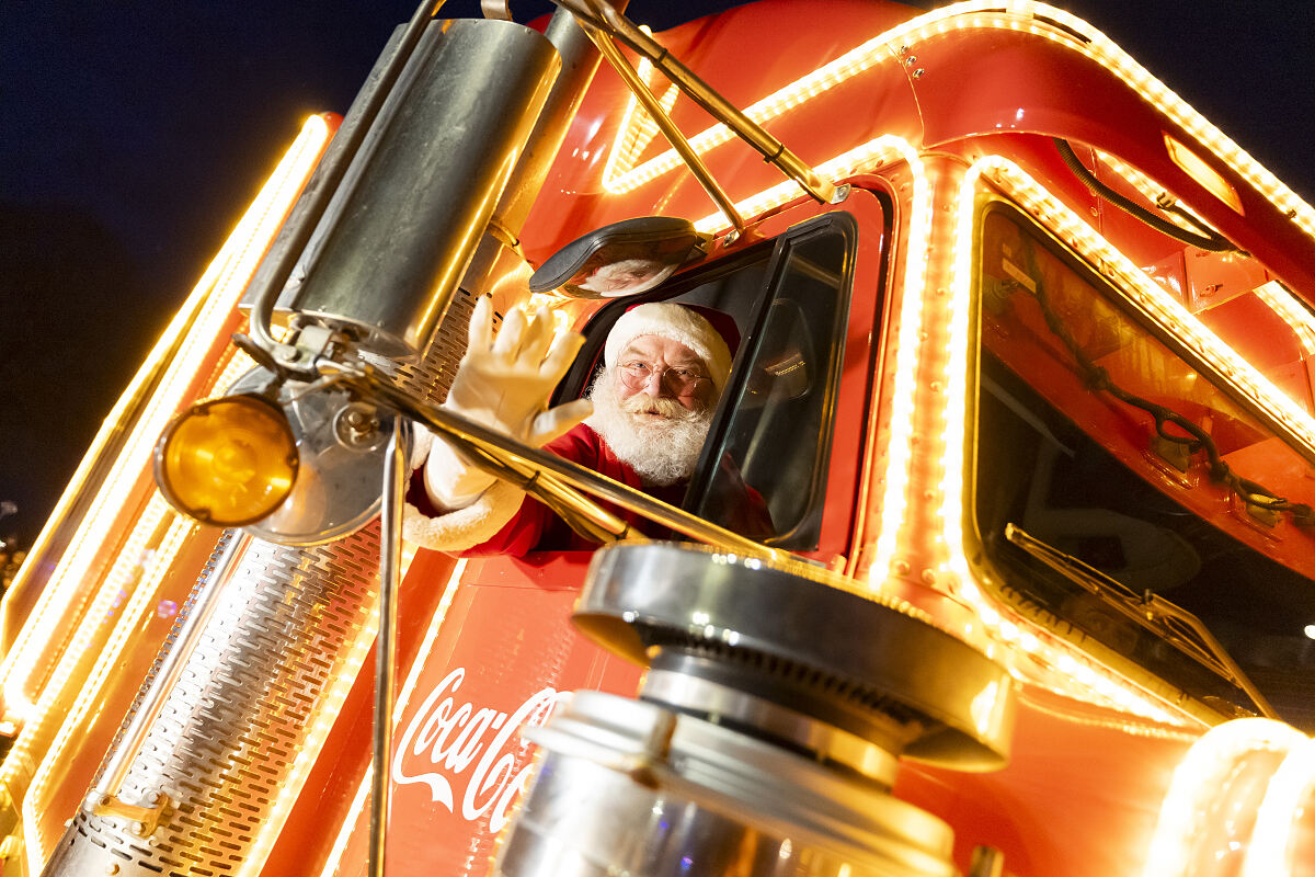 Der Coca-Cola Weihnachtstruck in Niederösterreich