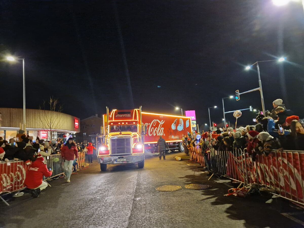 Der Coca-Cola Weihnachtstruck in Niederösterreich