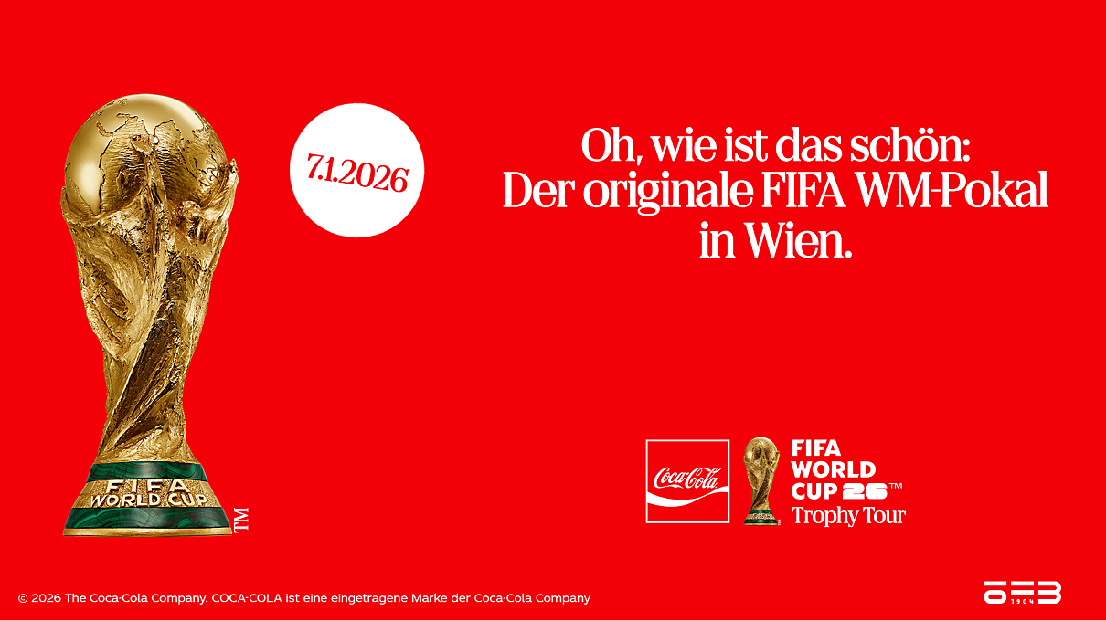 World Cup Trophy Tour by Coca-Cola zu Gast in Wien