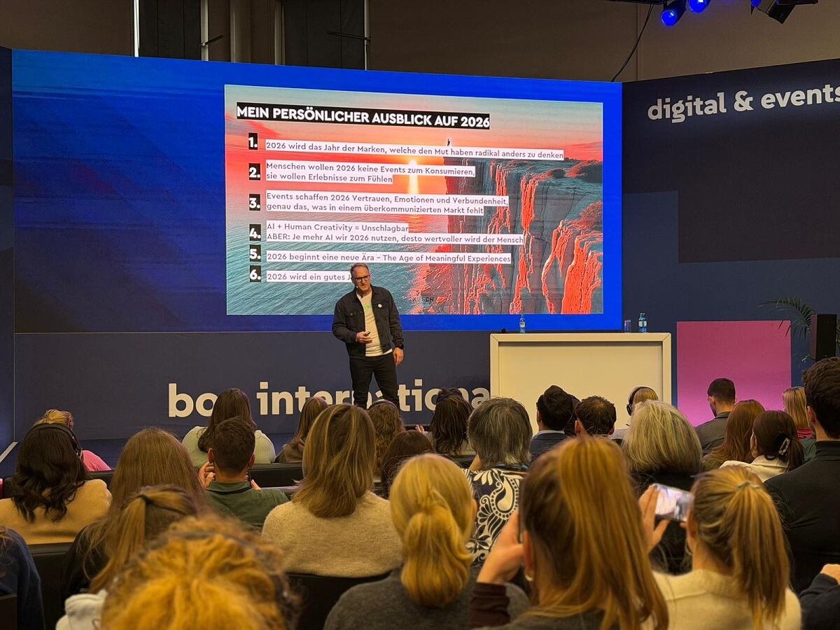 Präsentation des Brand Experience Trendreports 2026